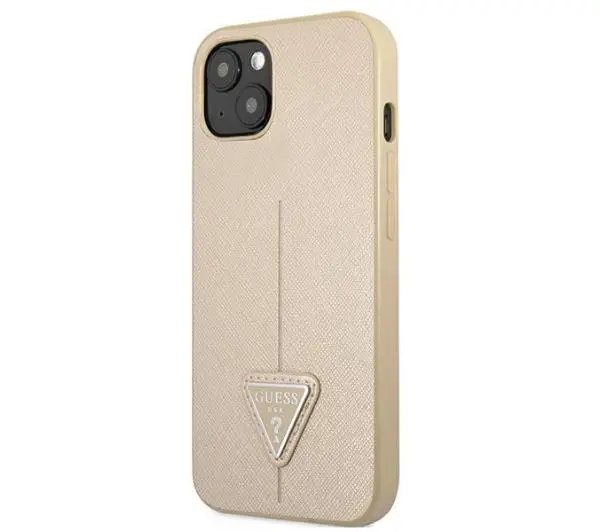 Guess Saffiano Triangle Logo GUHCP13SPSATLE do iPhone 13 mini