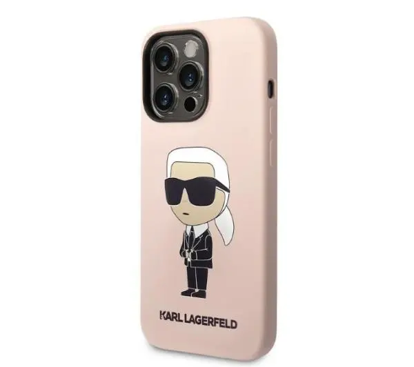 Фото - Чохол Karl Lagerfeld Silicone Ikonik KLHCP14LSNIKBCP do iPhone 14 Pro 