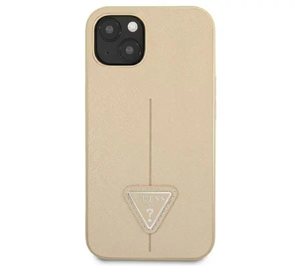 Guess Saffiano Triangle Logo GUHCP14MPSATLE do iPhone 14 Plus