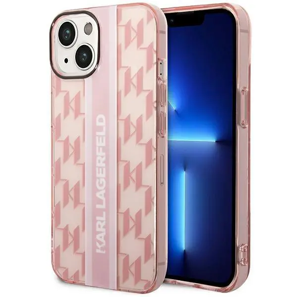 Etui Karl Lagerfeld Mono Vertical Stripe KLHCP14MHKLSPCP do iPhone 14 Plus