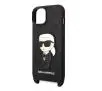 Etui Karl Lagerfeld Monogram Ikonik Patch KLHCP14SSTKMK do iPhone 14