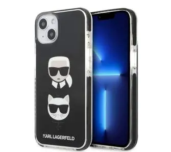 Etui Karl Lagerfeld Karl&Choupette Head KLHCP13STPE2TK do iPhone 13 mini