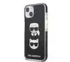 Etui Karl Lagerfeld Karl&Choupette Head KLHCP13STPE2TK do iPhone 13 mini