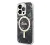 Zestaw Guess GUBPP14LHMEACSK  ładowarka indukcyjna + etui Marble MagSafe do iPhone 14 Pro