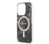 Zestaw Guess GUBPP14LHMEACSK  ładowarka indukcyjna + etui Marble MagSafe do iPhone 14 Pro