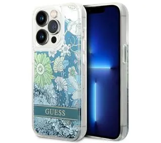 Guess Flower Liquid Glitter GUHCP14XLFLSN do iPhone 14 Pro Max