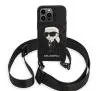 Etui Karl Lagerfeld Monogram Ikonik Patch KLHCP14LSTKMK do iPhone 14 Pro