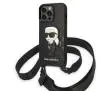 Etui Karl Lagerfeld Monogram Ikonik Patch KLHCP14LSTKMK do iPhone 14 Pro