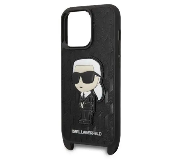 Karl Lagerfeld Monogram Ikonik Patch KLHCP14LSTKMK do iPhone 14 Pro