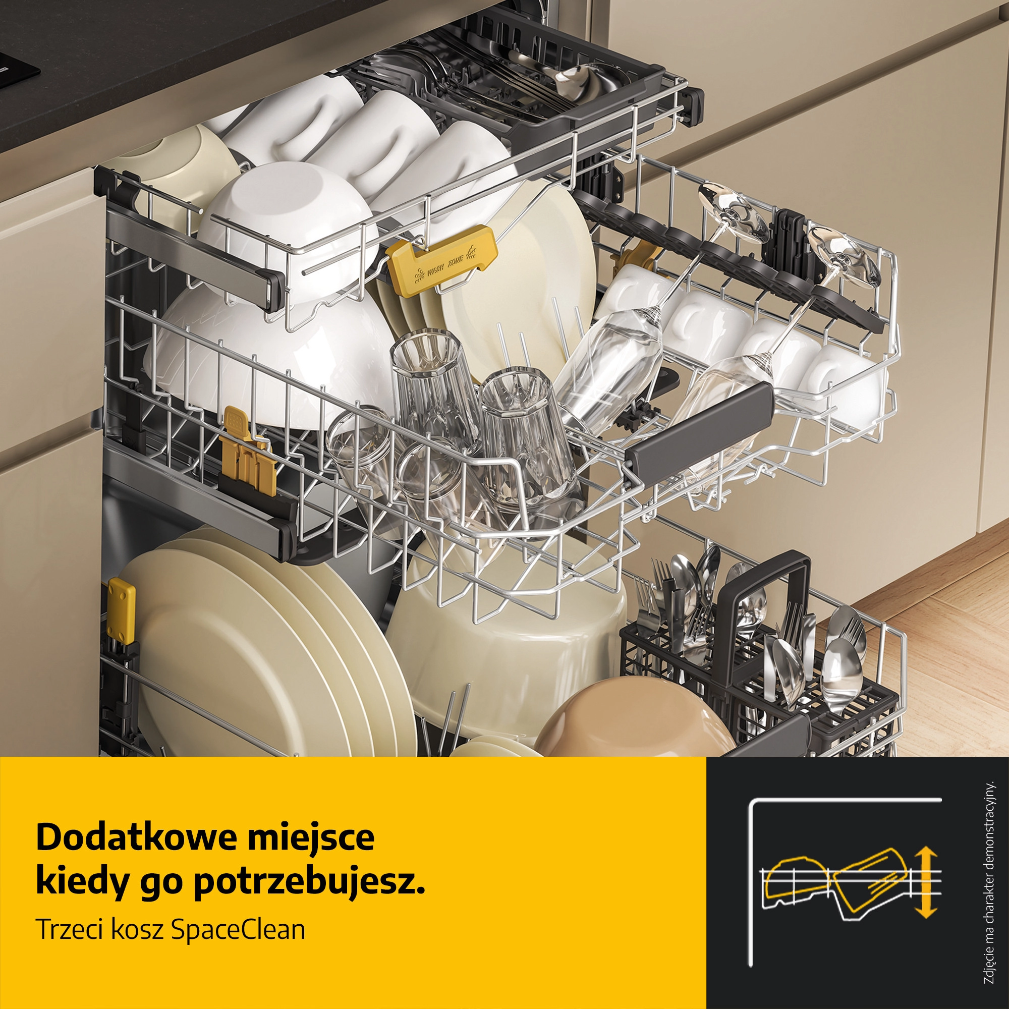 Zmywarka Whirlpool W8I HT40 T MaxiSpace 60cm Automatyczne