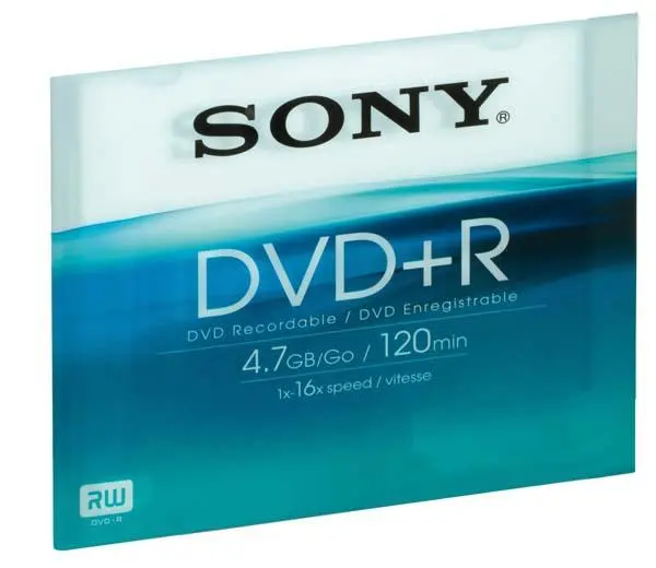 Płyta Sony DVD+R Slim case x16 1szt.
