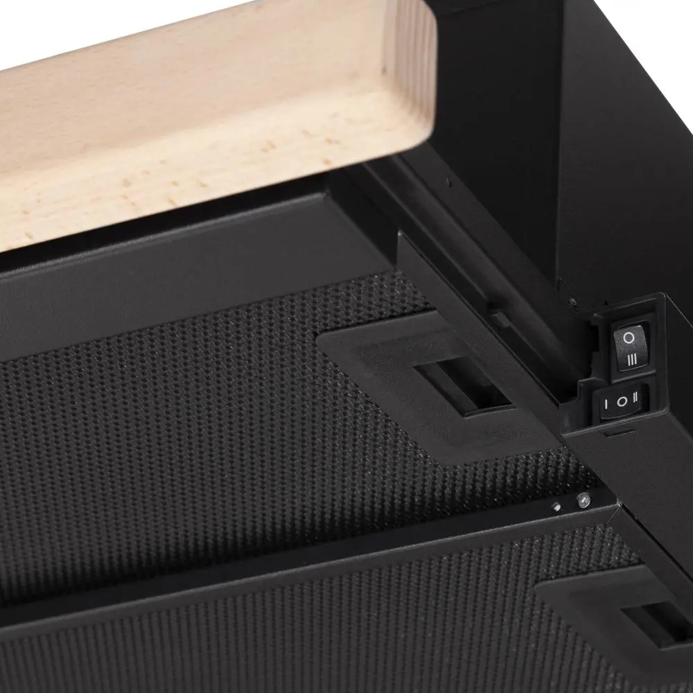 Фото Витяжка телескопічна Akpo WK-7 Light Wood Eco 60 Black
