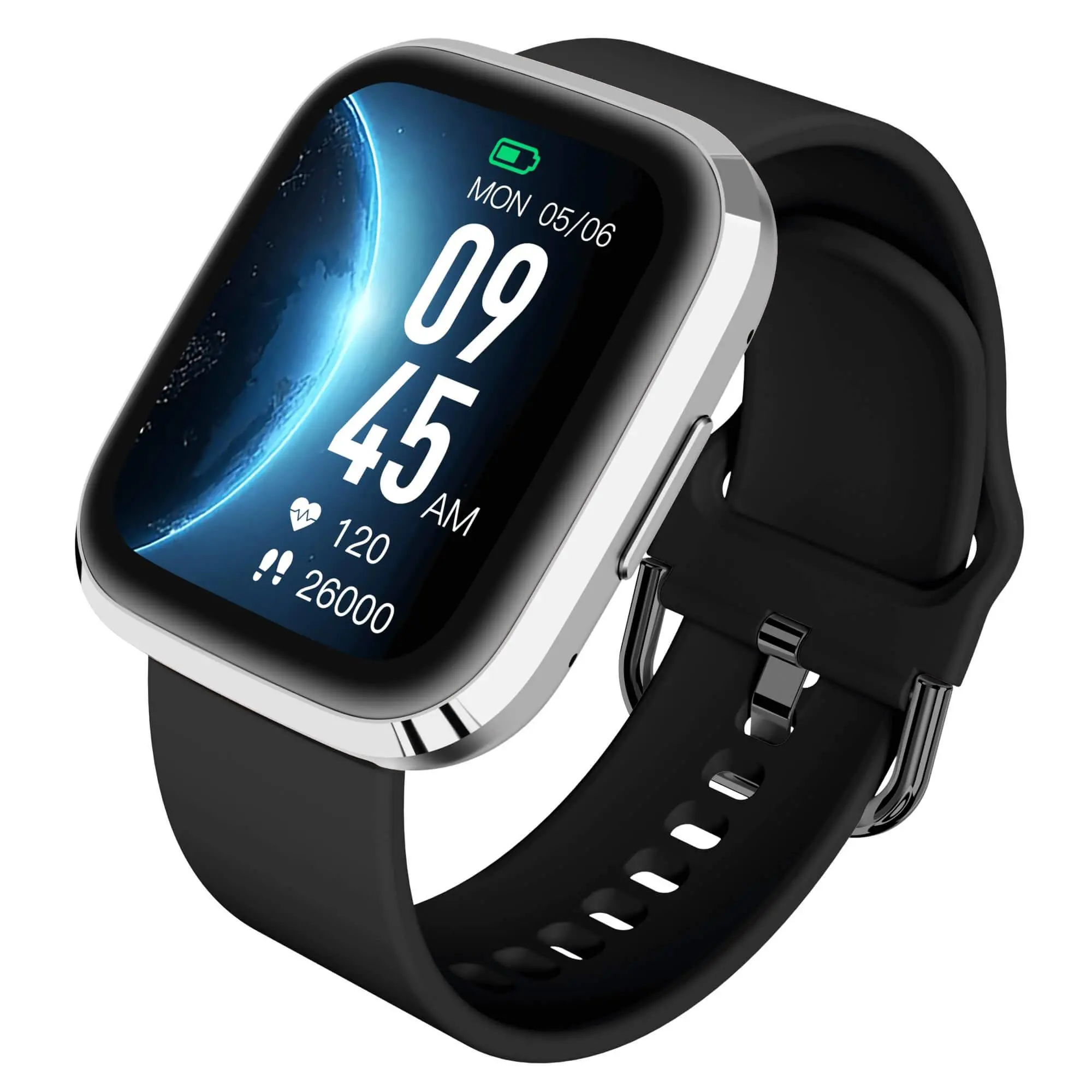 Smartwatch Garett GRC Style Silver Black