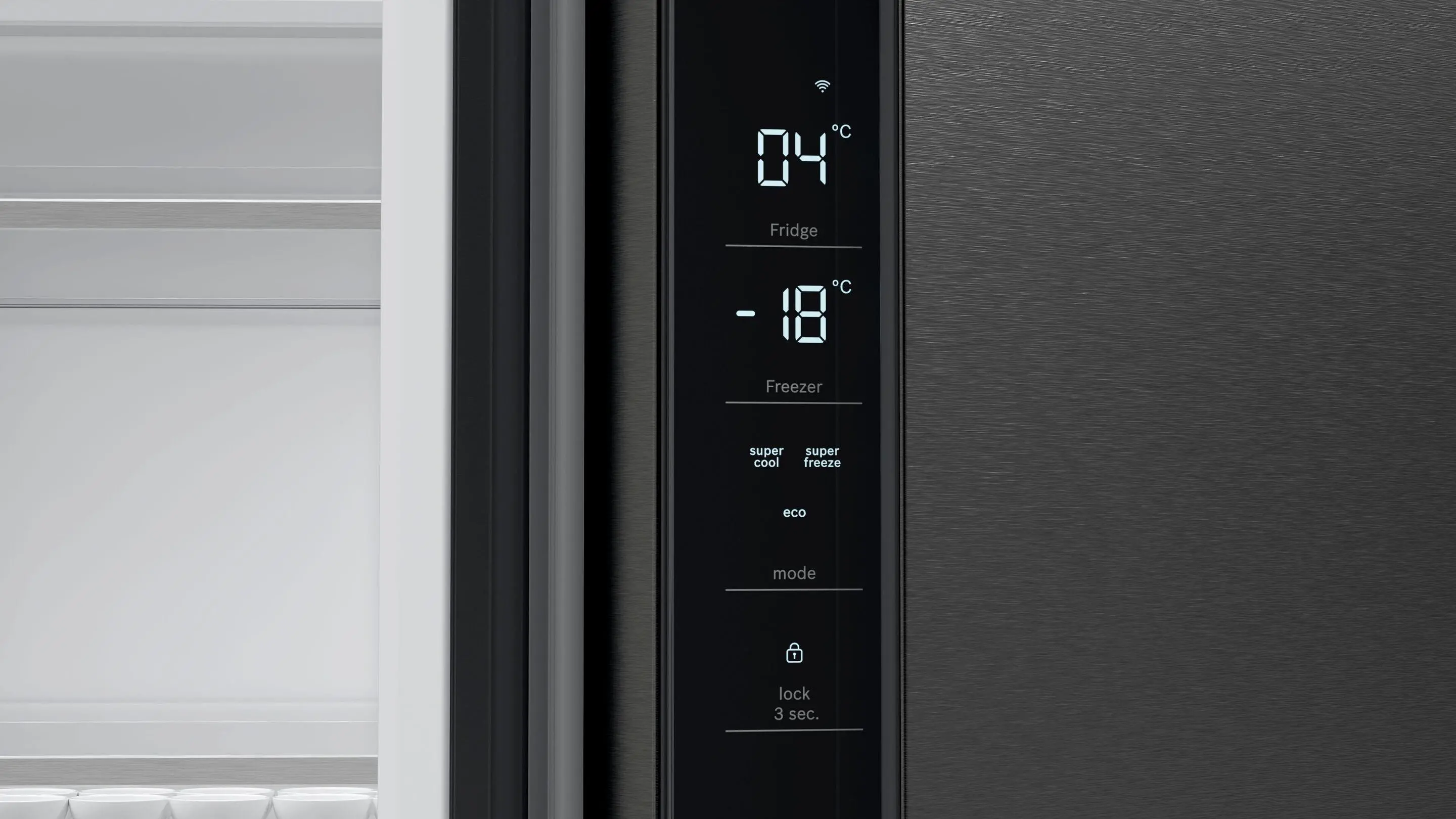 Ma.K. H.A.F.S. GRADiATOR 4個セット Lodówka Bosch Serie 4 KFN96AXEA MultiDoor 183 cm Czarna od