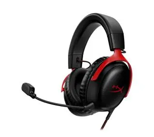 HyperX Cloud III Nauszne Czarno-czerwony - Kup na Raty - RRSO 0%