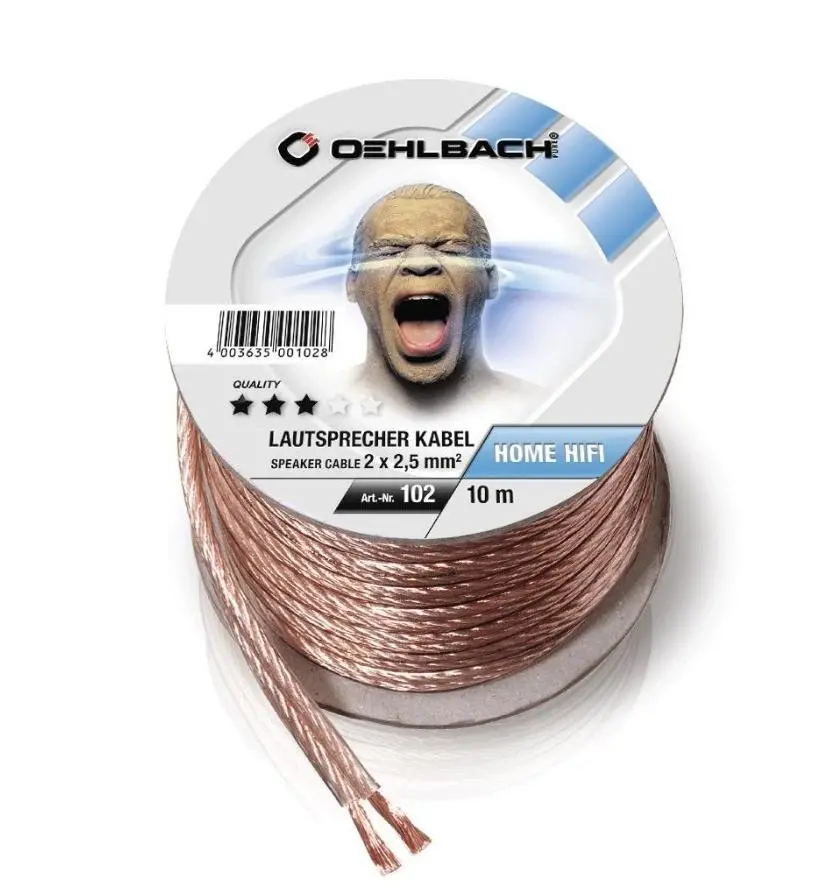 Kabel głośnikowy Oehlbach Speaker Wire SP-25 (102) 2x2,5mm 10m