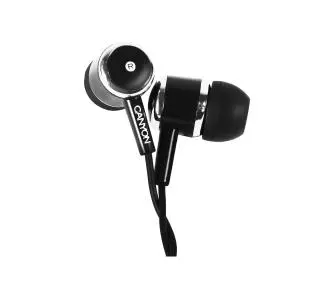 Słuchawki przewodowe Canyon EPM-01 Dokanałowe Mikrofon Czarny