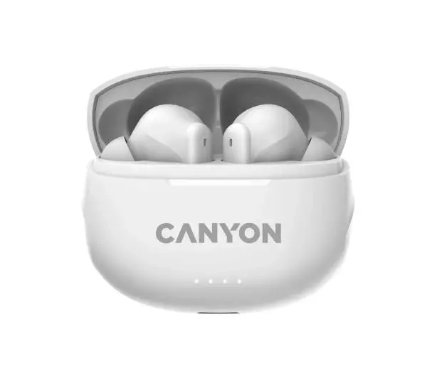 Canyon TWS-8 ENC Dokanałowe Bluetooth 5.3 Biały