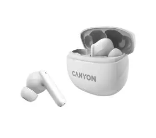 Canyon TWS-8 ENC Dokanałowe Bluetooth 5.3 Biały