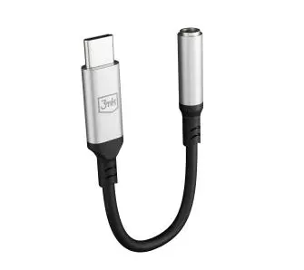 Adapter 3mk USB-C - jack 3,5 mm