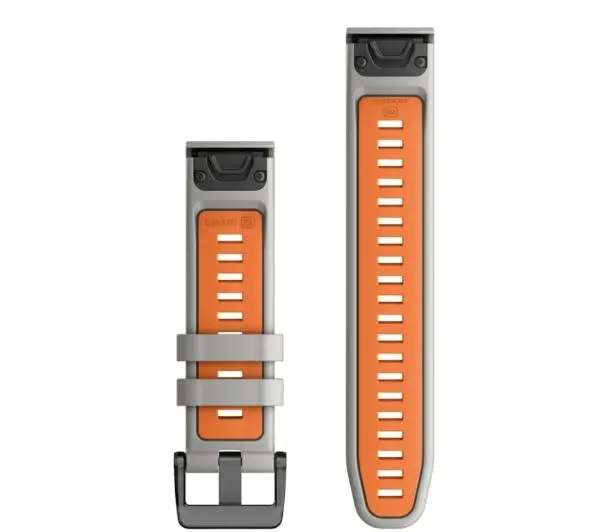 Garmin QuickFit 22 silikon Szaro-pomarańczowy