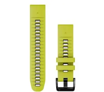 Pasek Garmin QuickFit 22 silikon Limonkowo-grafitowy