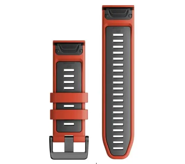 Garmin QuickFit 26 silikon Czerwono-grafitowy