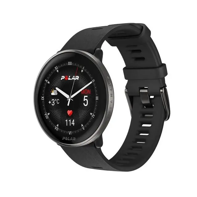 Polar Ignite 3 Titanium 43mm GPS Czarny