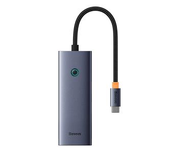 Hub USB Baseus UltraJoy 6w1 (szary)