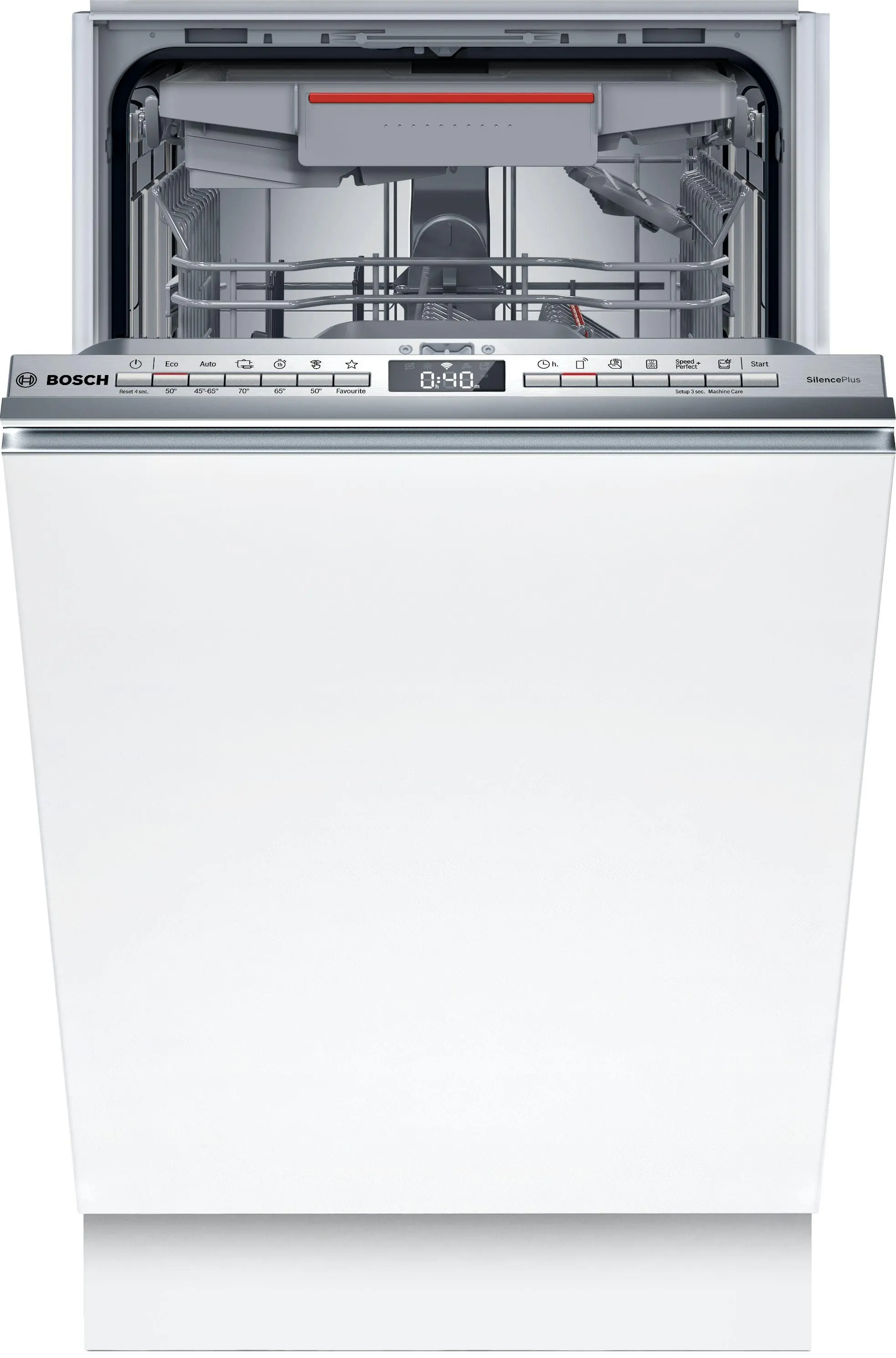 Zmywarka Bosch Serie 4 SPV4EMX25E 45cm Automatyczne otwieranie drzwi Szuflada na sztućce Zdalne sterowanie