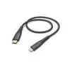 Kabel Hama 201602 USB-C do Lightning do 1,5m do Czarny