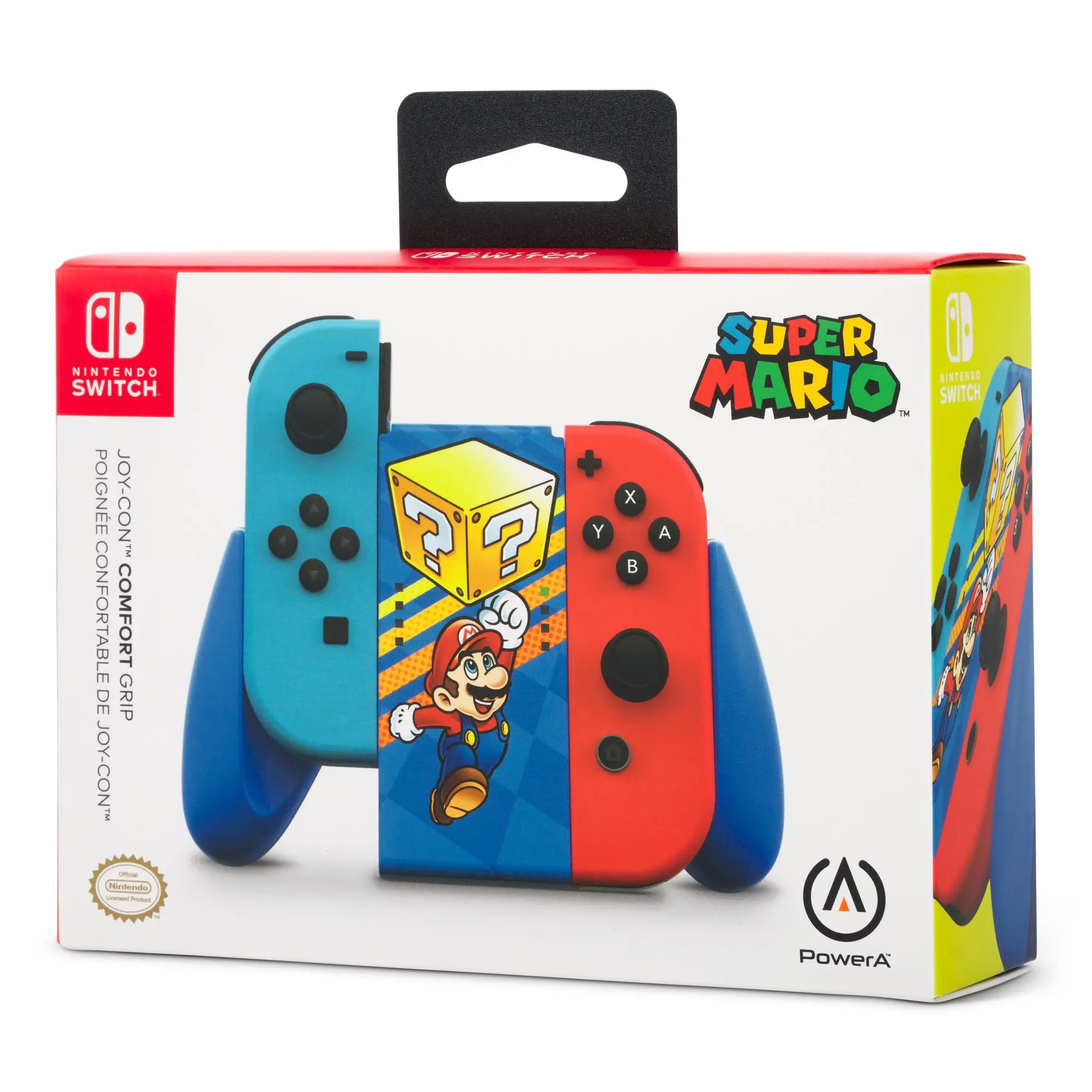 PowerA Joy-Con Comfort Grip Block Mario Blue do Nintendo Switch - Dobra cena, Opinie w Sklepie RTV EURO AGD PowerA Joy-Con Comfort Grip Block Mario Blue do Nintendo Switch - Dobra cena, Opinie w Sklepie RTV EURO AGD