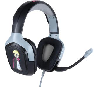 Słuchawki bezprzewodowe z mikrofonem Konix Boruto Gaming Headset dla konsol Nauszne Czarno-niebieski