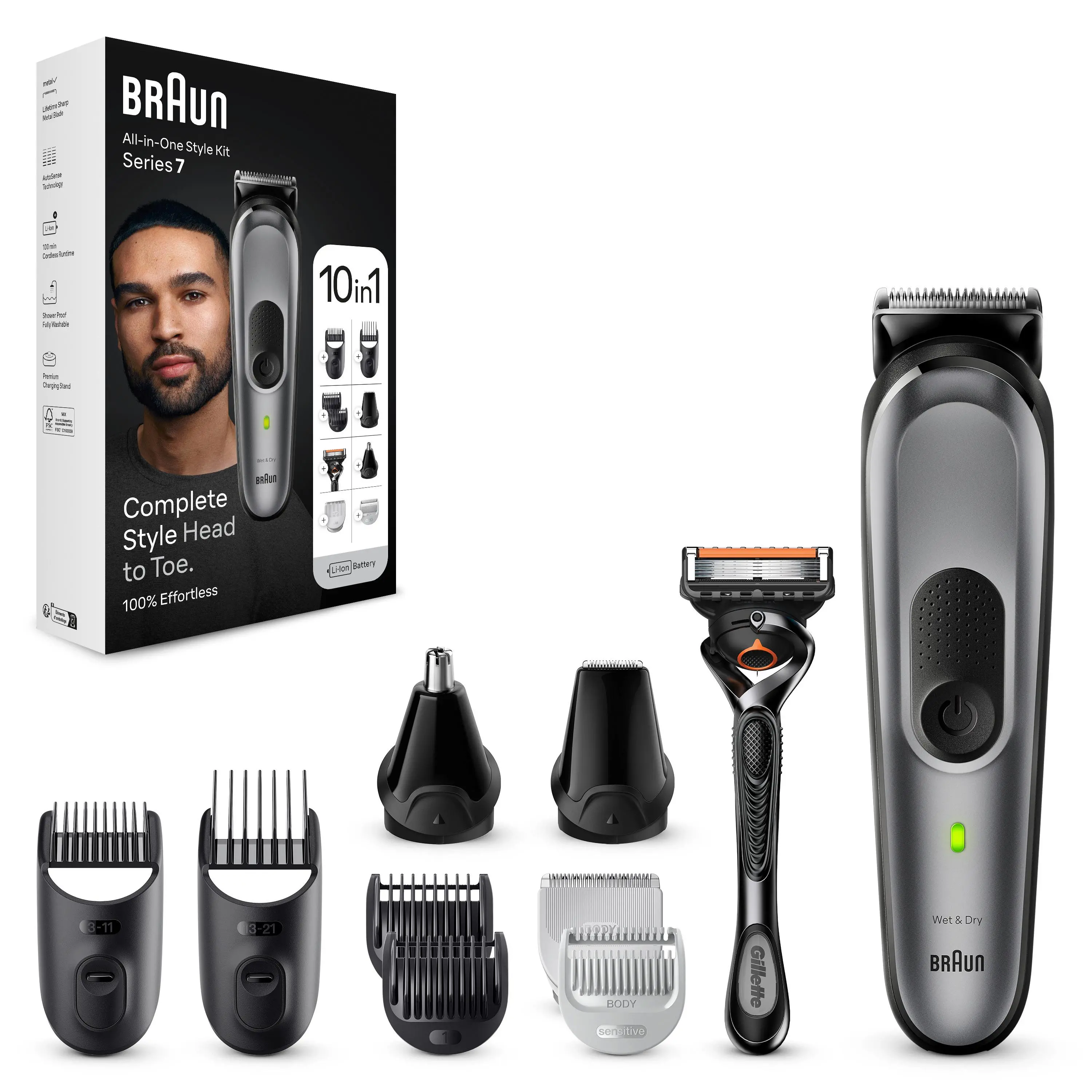 Фото Машинка для стрижки Braun MGK7420