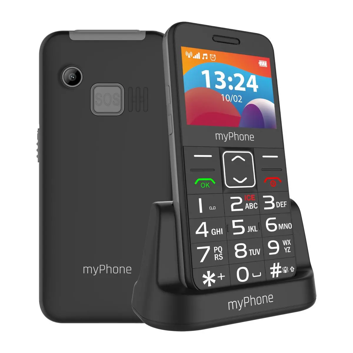 Prosty w obsłudze myPhone HALO 3 LTE  2,31" 0,3 Mpix Czarny