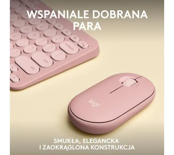 Logitech Pebble 2 Combo  Różowy