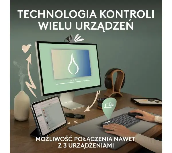 Logitech Pebble 2 Combo  Różowy