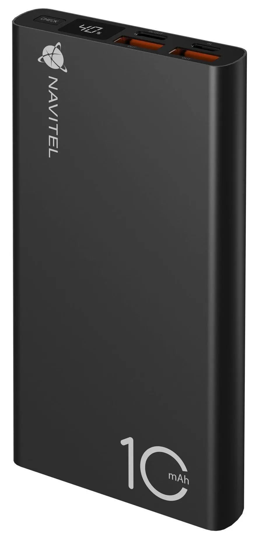 Powerbank Navitel PWR10 AL Black 10000mAh 22,5W Czarny