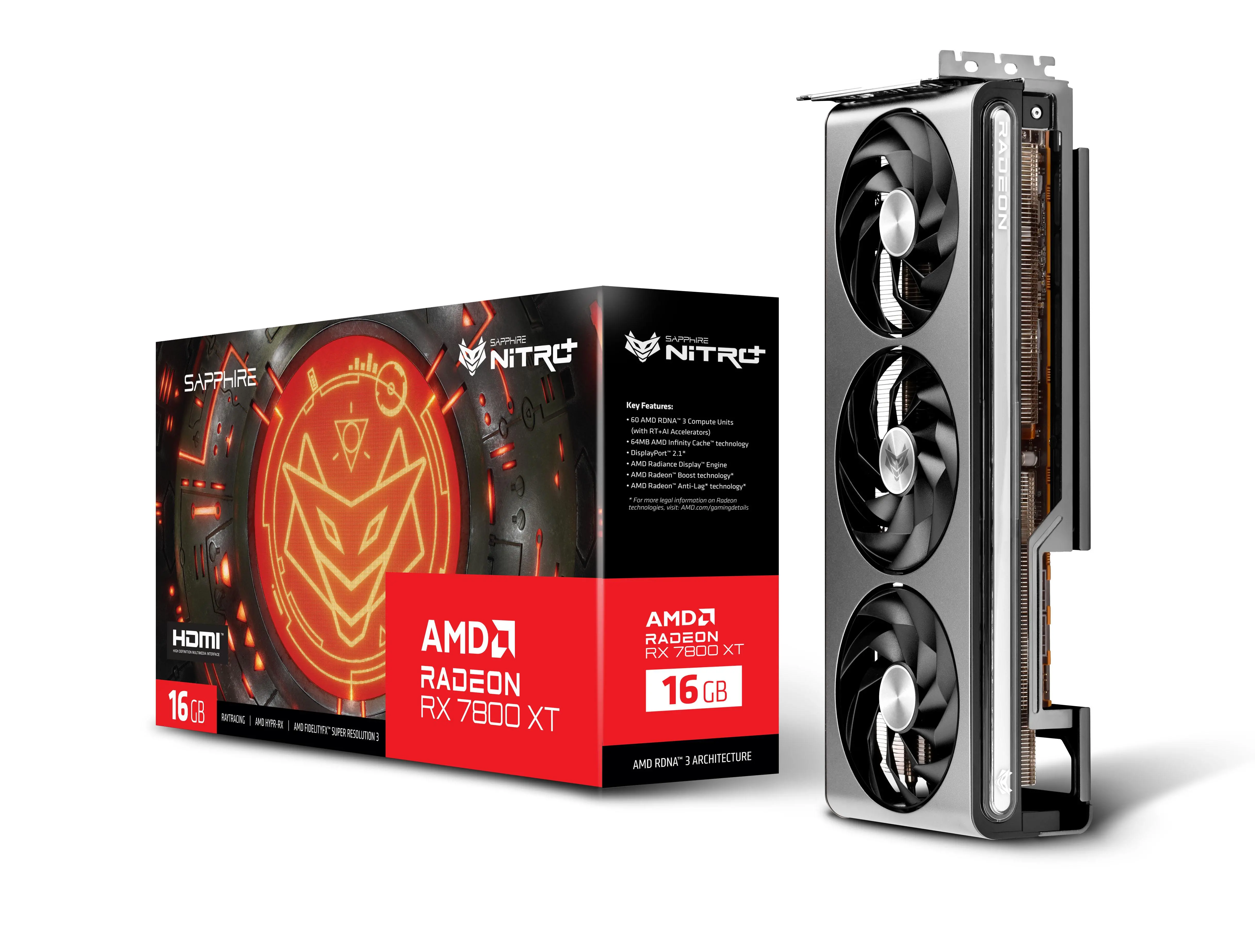 Karta graficzna Sapphire technology NITRO+ Radeon RX 7800 XT