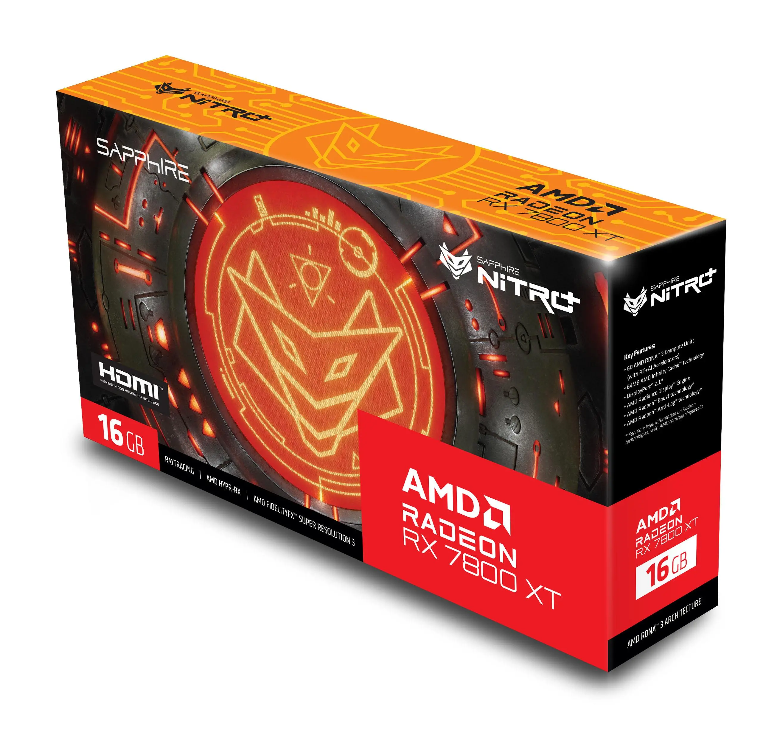 Karta graficzna Sapphire technology NITRO+ Radeon RX 7800 XT