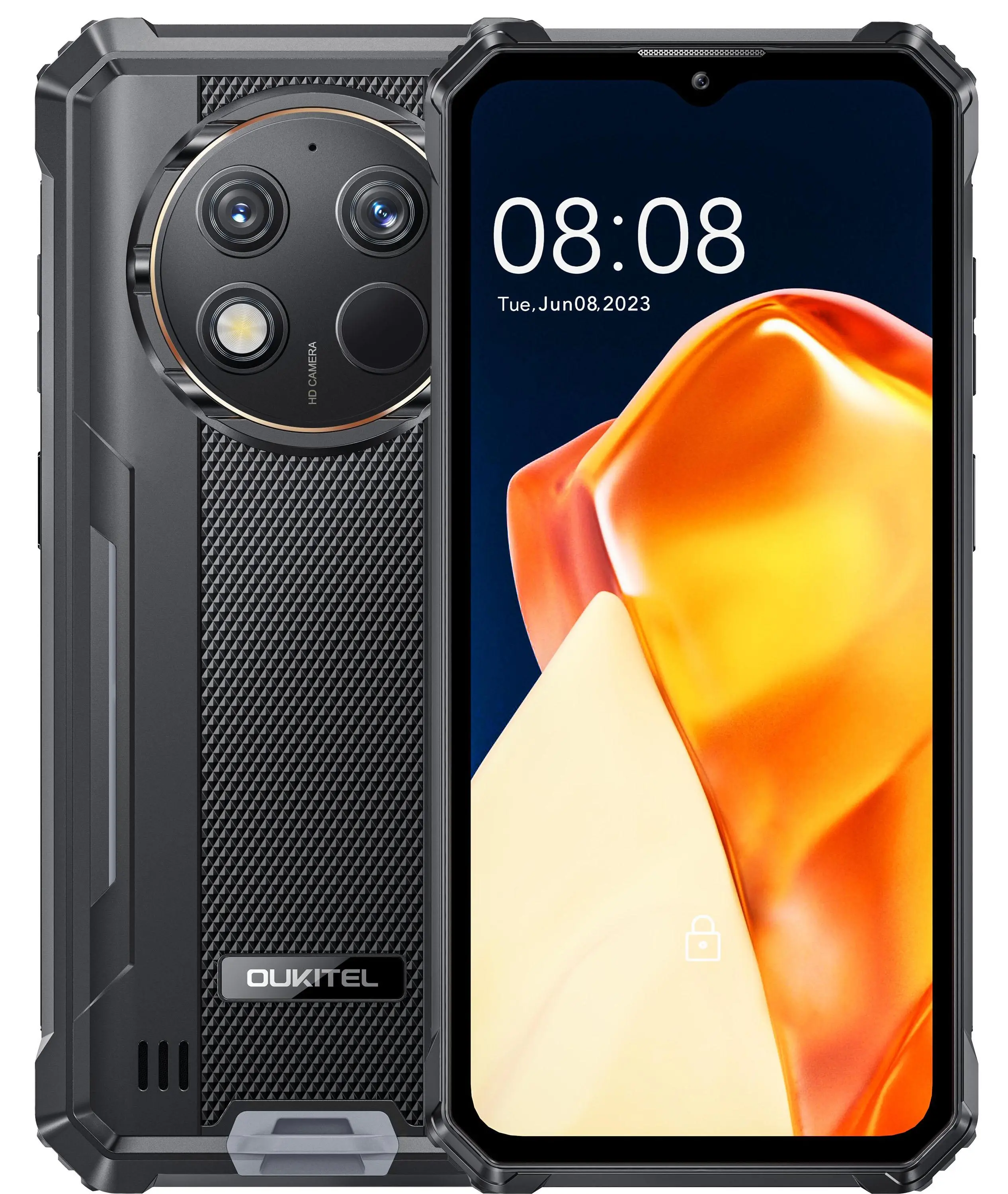 Smartfon Oukitel WP28 8/256GB 6,52" 60Hz 48Mpix Czarny