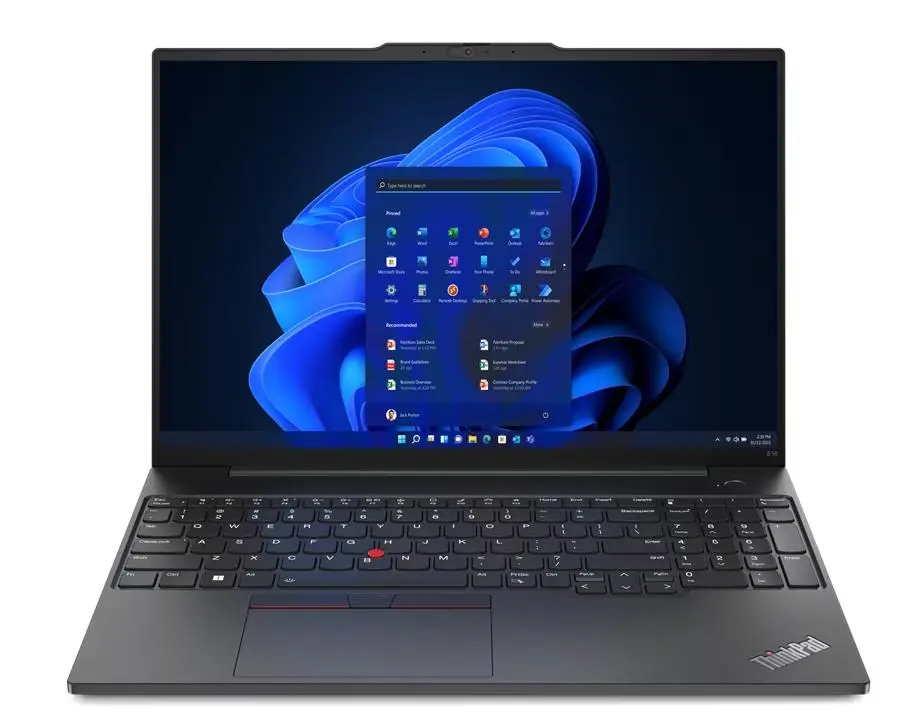 Laptop Lenovo ThinkPad E16 Gen 1 16" i5-1335U 16GB RAM 512GB Dysk SSD MX550 Win11 Pro Czarny
