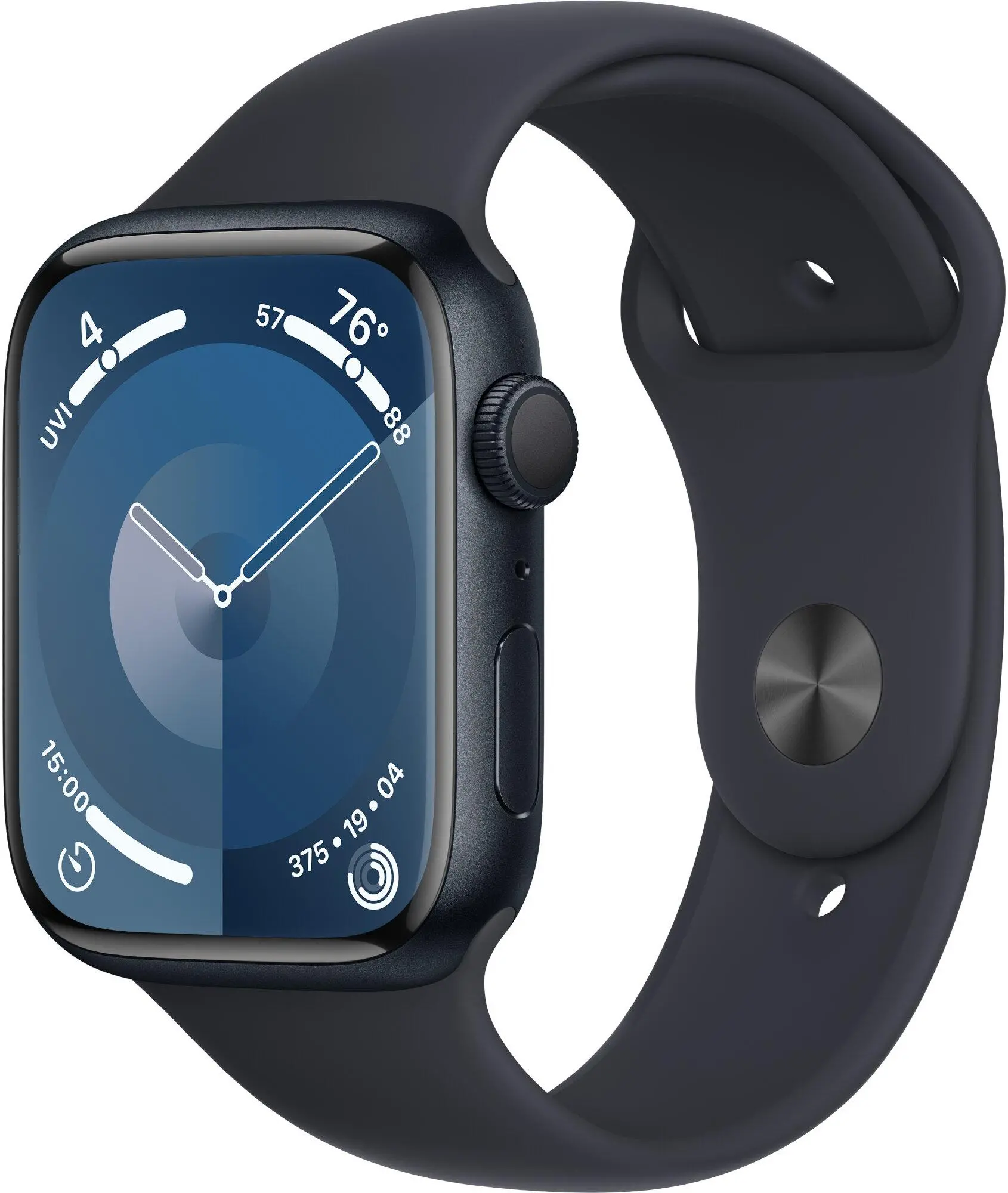 Apple Watch Series 9 GPS koperta 45mm z aluminium Północ pasek sportowy Północ M/L