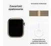 Apple Watch Series 9 GPS + Cellular koperta 41mm ze stali nierdzewnej Złota bransoleta mediolańska Złota