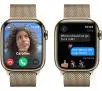 Apple Watch Series 9 GPS + Cellular koperta 41mm ze stali nierdzewnej Złota bransoleta mediolańska Złota