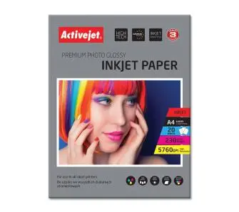 Papier fotograficzny ActiveJet AP4-230G20 20 Arkuszy