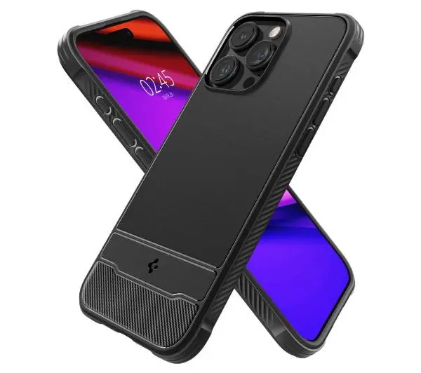 Spigen Rugged Armor MagFit do iPhone 15 Pro Max Czarny