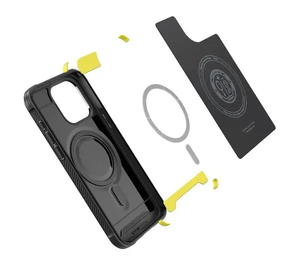 Spigen Rugged Armor MagFit do iPhone 15 Pro Max Czarny