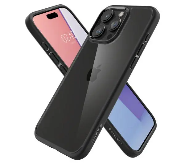 Spigen Ultra Hybrid do iPhone 15 Pro Czarny