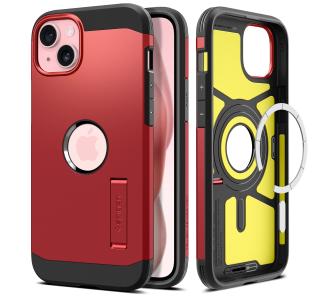 Etui Spigen Tough Armor MagFit do iPhone 15 Czerwony